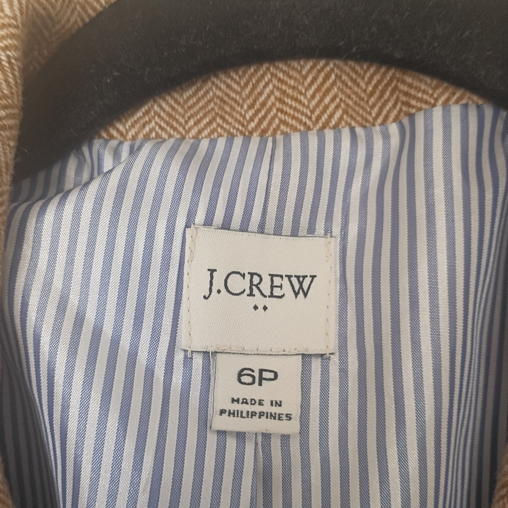 J. Crew Factory Women's Blazer in Light Brown - Picture 5 of 10